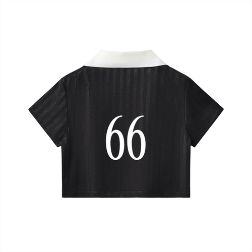 Baller Black Retro Top