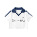Baller White Retro Top