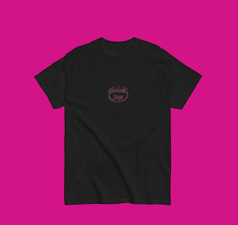 Black Minimal Tee - Kingz