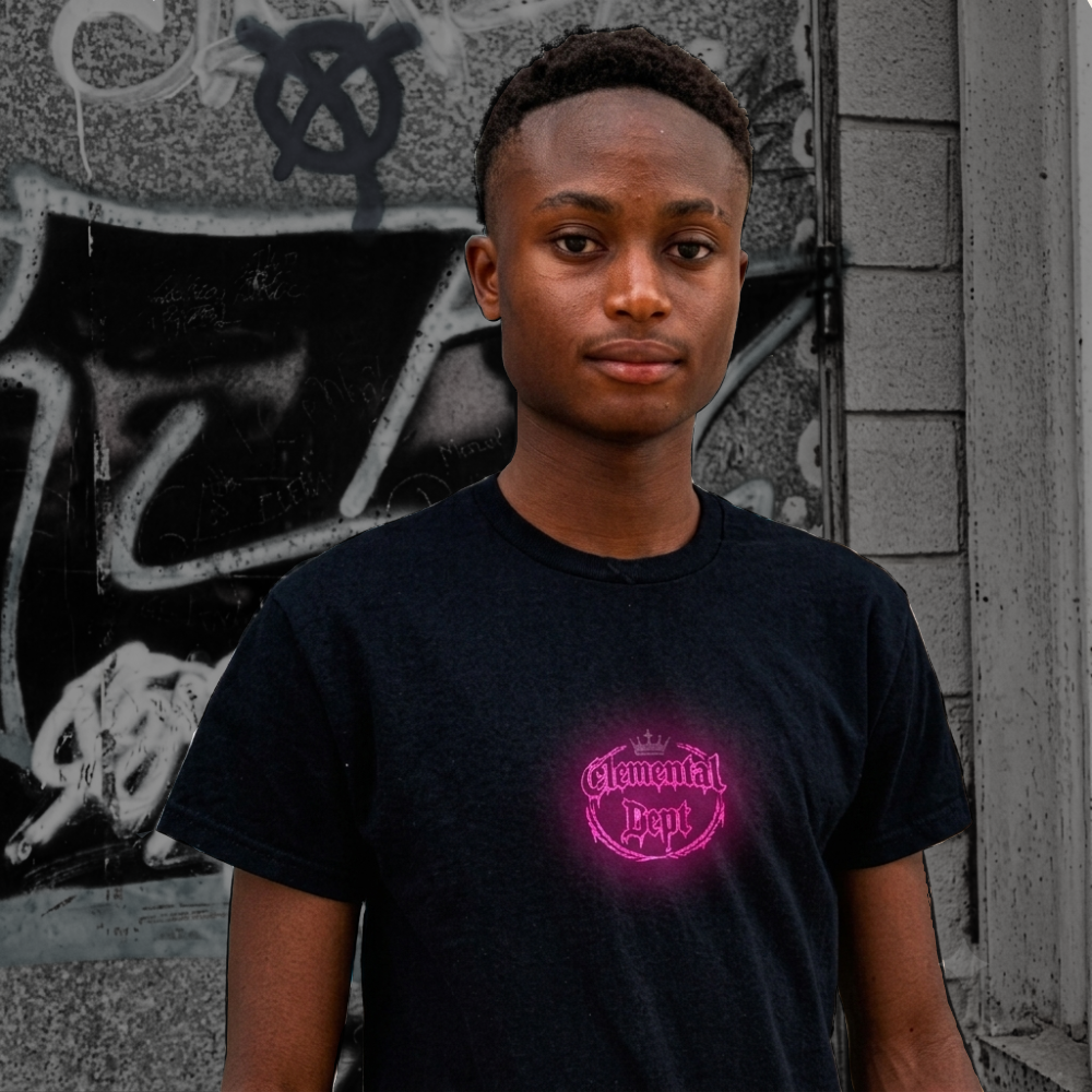 Black Minimal Tee - Kingz