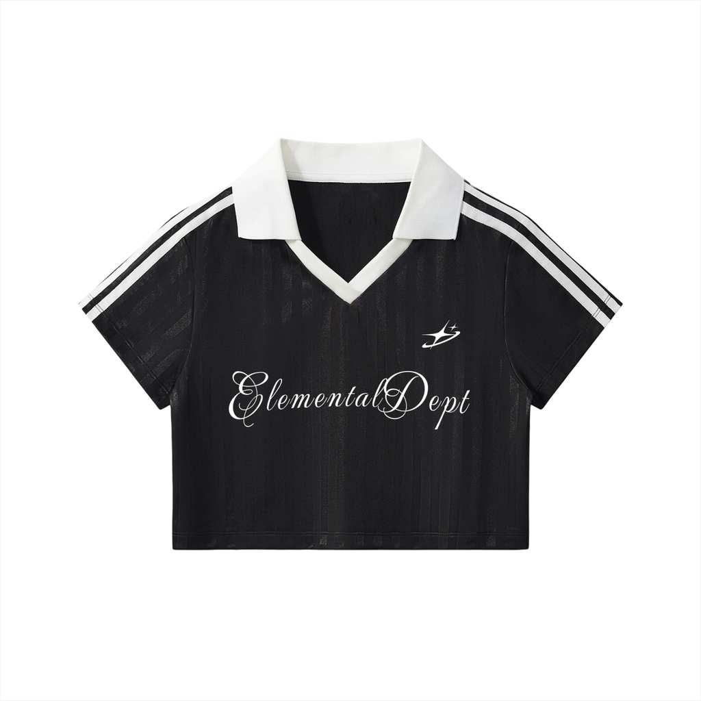 Baller Black Retro Top